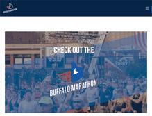 Tablet Screenshot of buffalomarathon.com